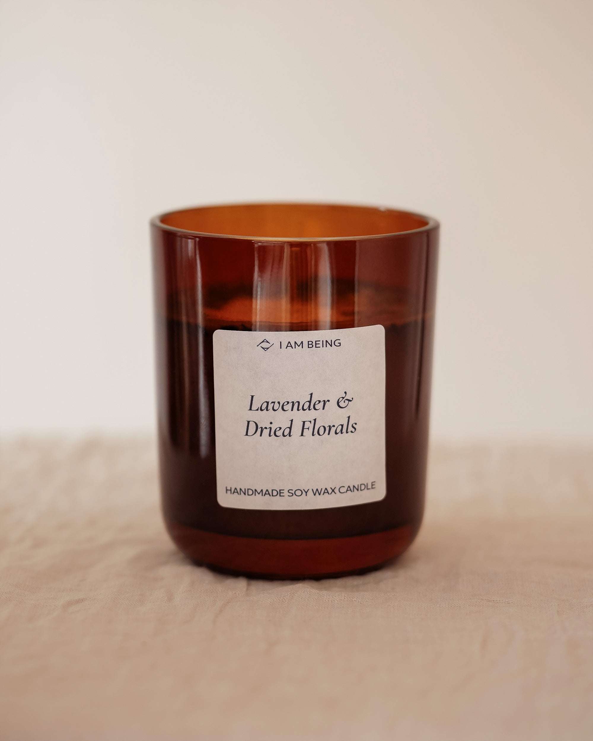 Lavender & Dried Floral Candle