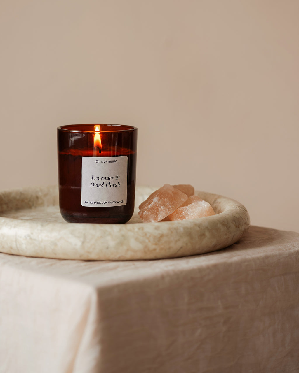 Lavender & Dried Floral Candle